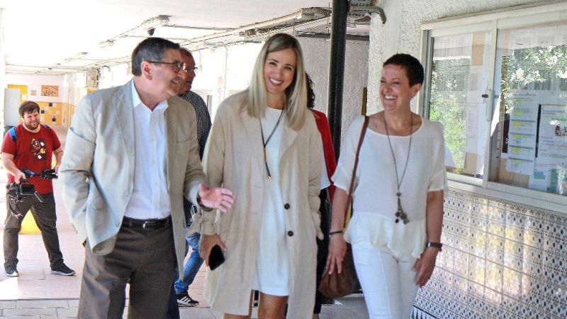Educación renueva el gimnasio del colegio Nuestra Señora de los Remedios de Vélez Málaga