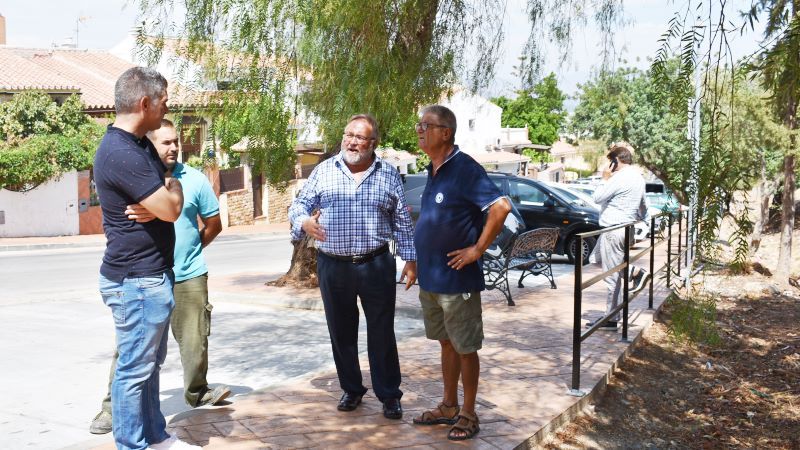 Inauguradas las obras de mejora que ha ejecutado el Ayuntamiento en Pueblo Cortijo